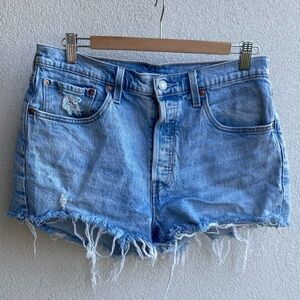 Levi's Jeans 501 High Rise Light Tango Denim Shorts